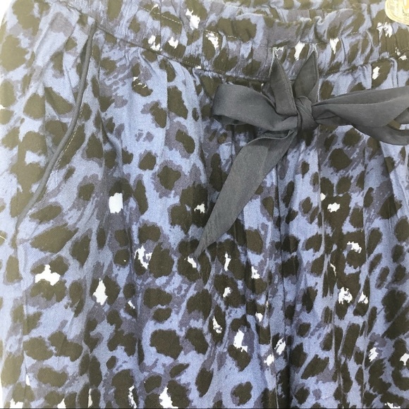 Aerie Cheetah Print Blue and Black Grey Lounge Sleep Pant NWT SZ M - Picture 7 of 12